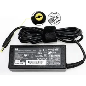 HP Laptop Power AC Adapter / Charger 18.5V 3.5A Pin:4.8*1.7mm Yellow Pin
