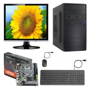 Office PC - i5 3rd Gen, 4GB RAM, 128GB nVME SSD, 17" Monitor, Casing, Power Supply,  Keyboard, Mouse